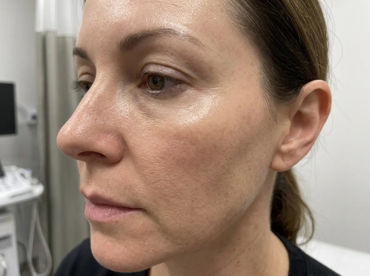 After Cheeks and under-eyes