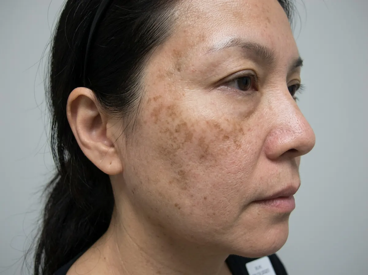 Before Melasma and dark marks